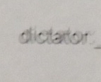 diclator