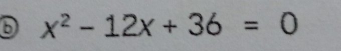 6 x^2-12x+36=0