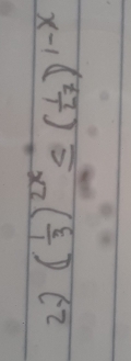 27 ( 1/3 )^2x≤ ( 1/27 )^1-x