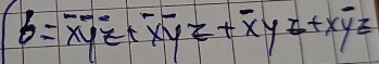 delta =overline xoverline y+overline xoverline yz+overline xoverline yz