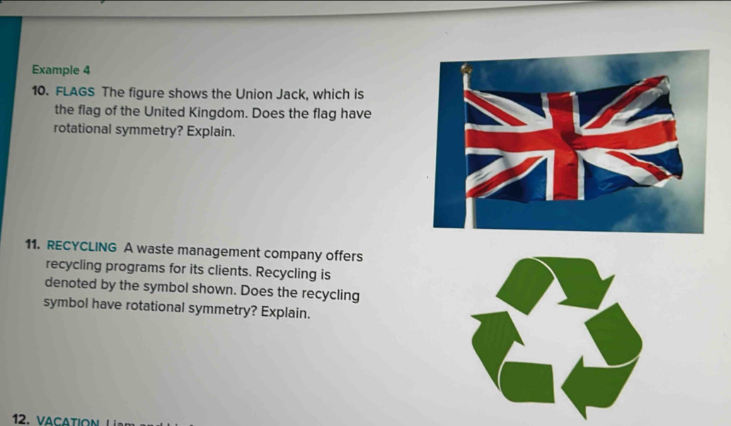 Solved: Example 4 10. FLAGS The figure shows the Union Jack, which is ...
