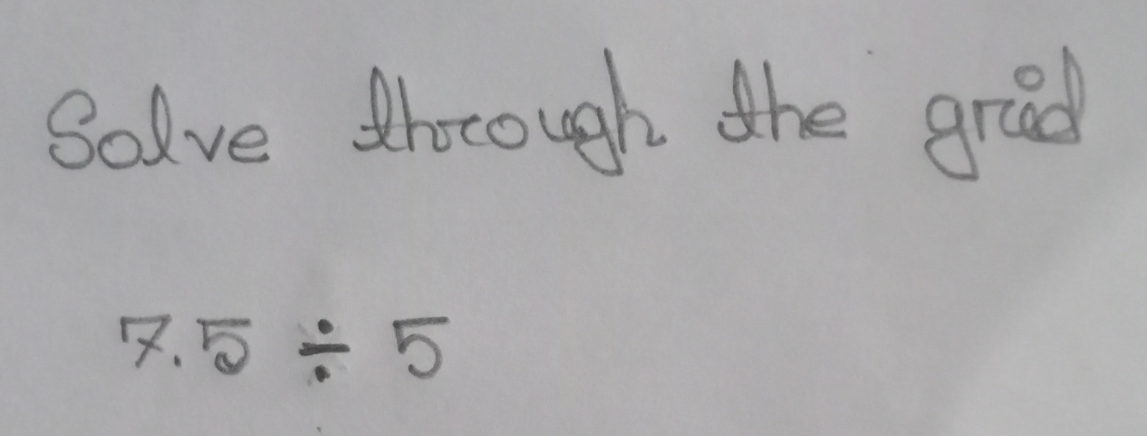 Solve shocough the grad
7.5/ 5