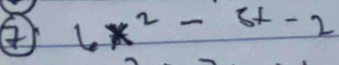 ④ 6x^2-6x-2