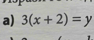 3(x+2)=y