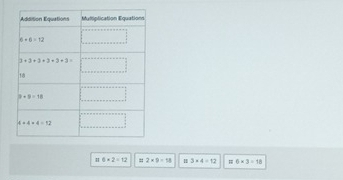 =6* 2=12 vector  2* 9=18 3* 4=12 = 6* 3=18