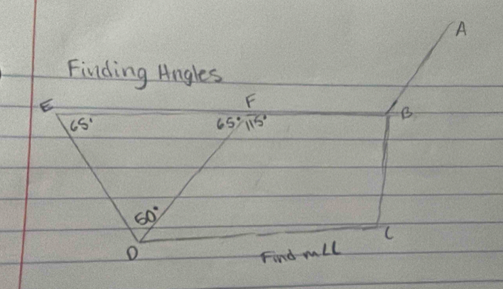 A
Finding Angles