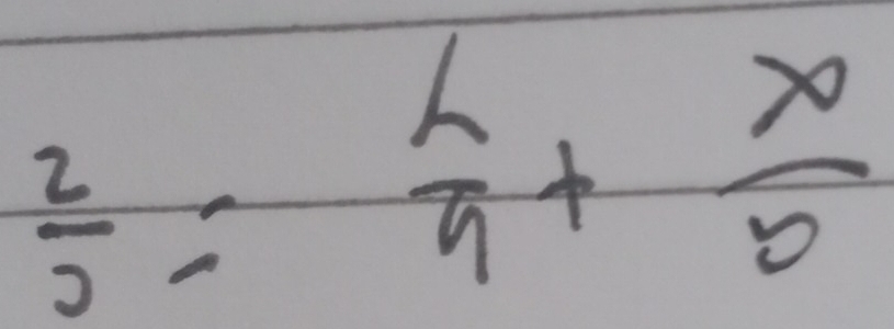  2/3 = L/9 + x/9 