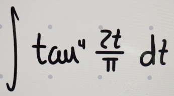 ∈t tan^4 2t/π  dt