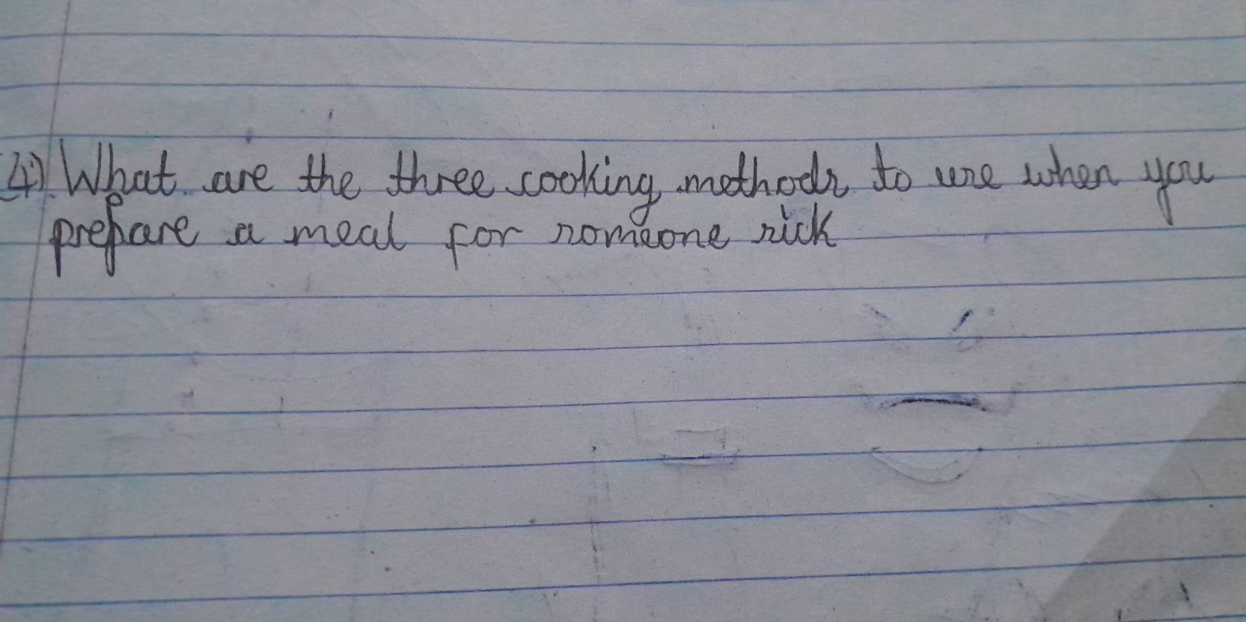 Solved: What are the three cooking methods to use when you prefare a ...