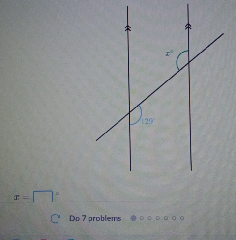 x=□°
Do 7 problems