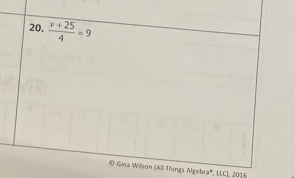 ings Algebra®, LLC), 2016