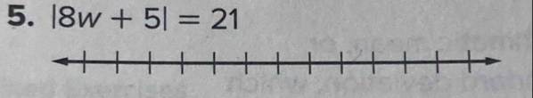 |8w+5|=21