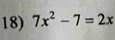 7x^2-7=2x