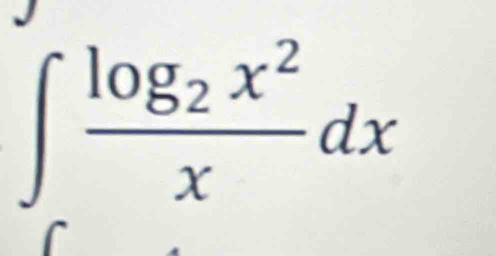 ∈t frac log _2x^2xdx