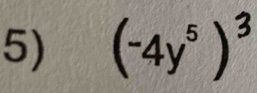 (-4y° )³