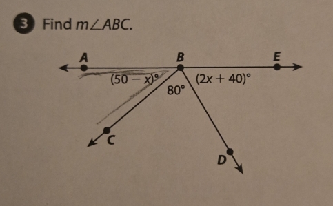 3Find m∠ ABC.