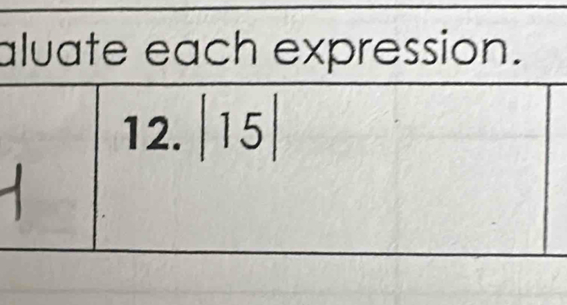 aluate each expression.