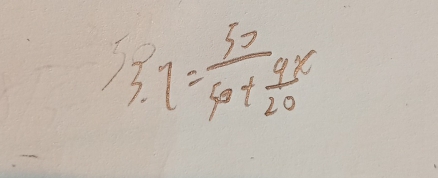 5.7=frac 5040+frac 9x+ 9/20 