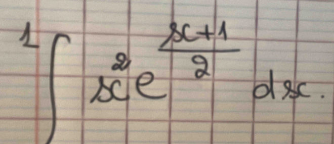 1∈t _sec^2e^ (x+1)/2 dx