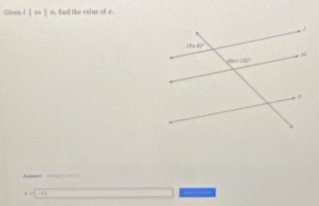 Given 11m1n find the value of a