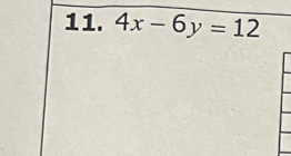 4x-6y=12