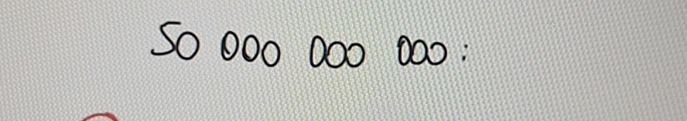 Risolto:So 000 000 000