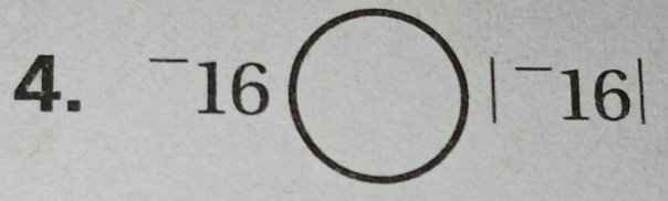 ^-16□ |^-16|