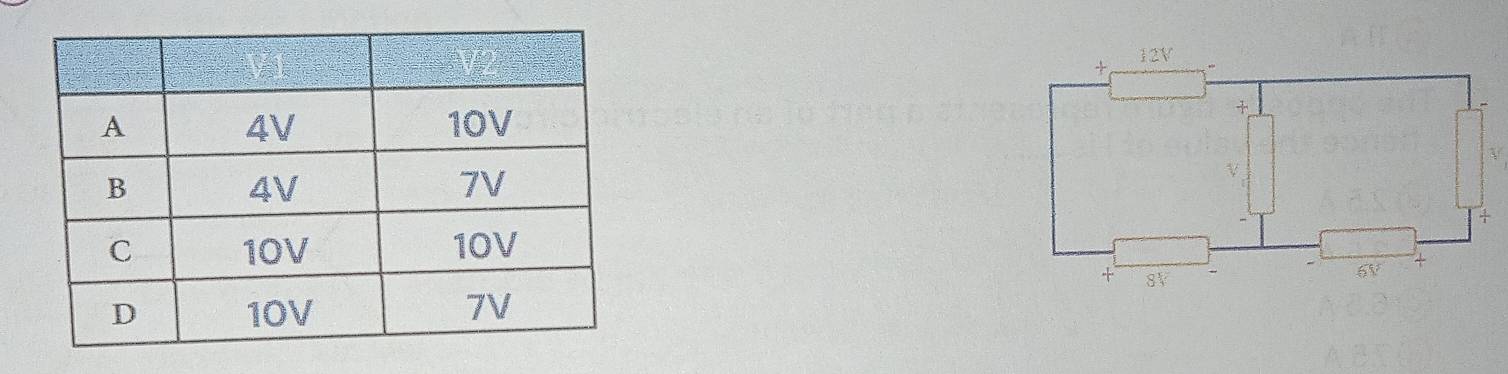 + 12V
+
V
+
+
+ 8V
6V