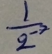  1/2^(-7) 