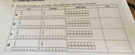 Adding Fractions