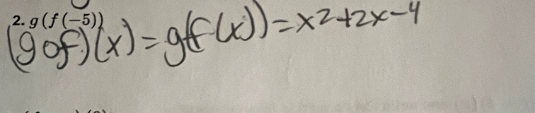 g(f(-5))