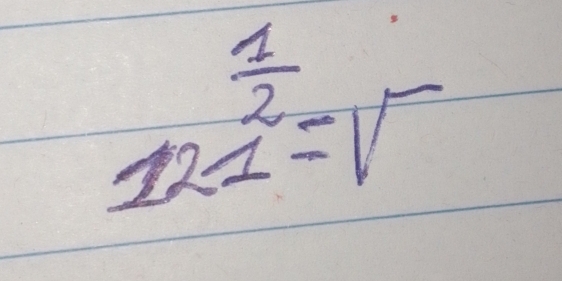  1/2 
221^2=sqrt()