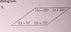 allelogram.
9.