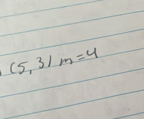 (5,3)m=4