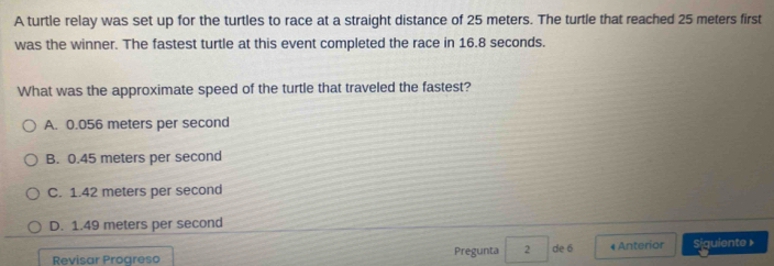 Solved: A turtle relay was set up for the turtles to race at a straight ...