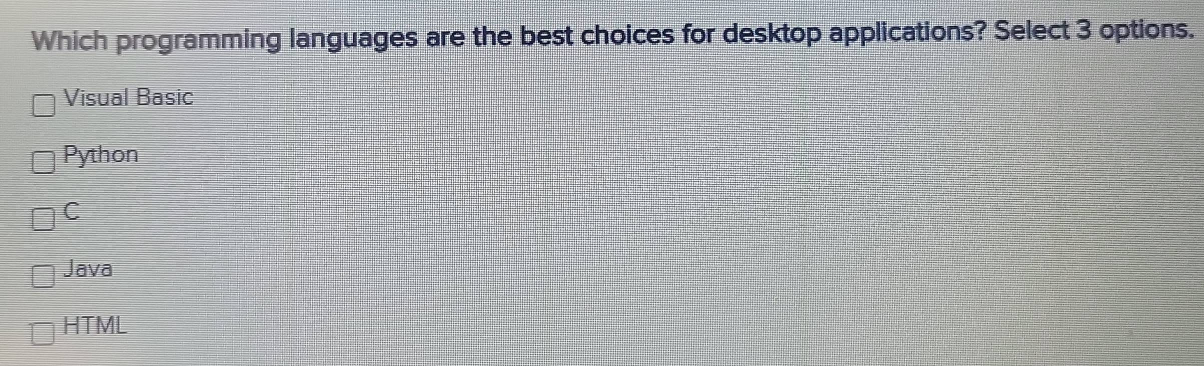 Solved: Which programming languages are the best choices for desktop ...