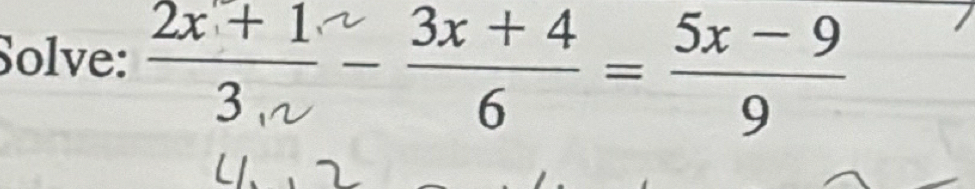 Solve: ª;! *¿ª - ª,º