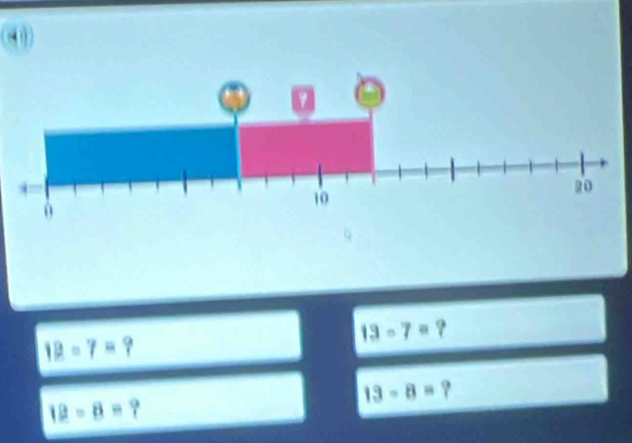 13-7=?
18=7=9
13-8= 1
12-a=?