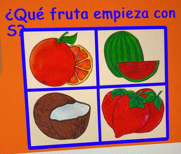 ¿Qué fruta empieza con