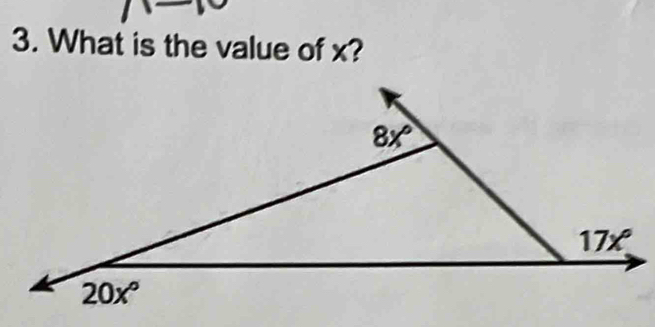 What is the value of x?