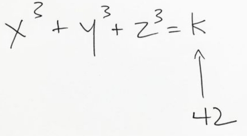 x^3+y^3+z^3=k
1
42