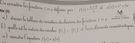 (x)=x^2+2x
tie (1 
M 
C u r l 
M A R