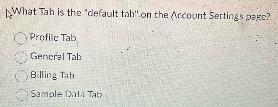 Solved: What Tab is the 