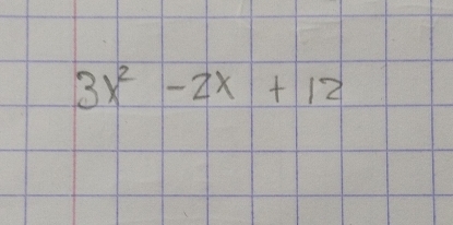 3x^2-2x+12