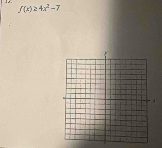 f(x)≥ 4x^2-7