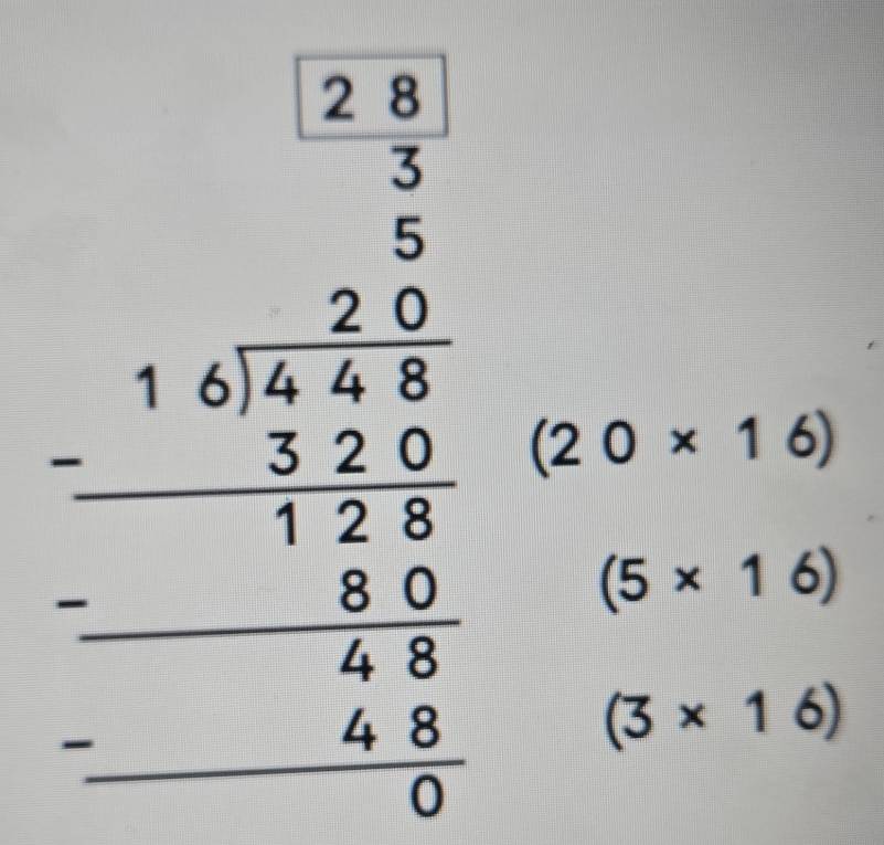 (20* 16)
(5* 16)
(3* 16)