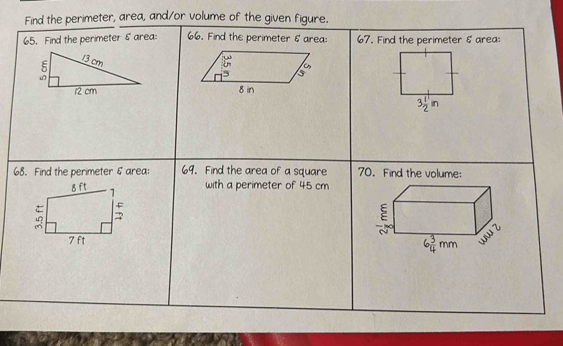 er, area, and/or volume of th 
6