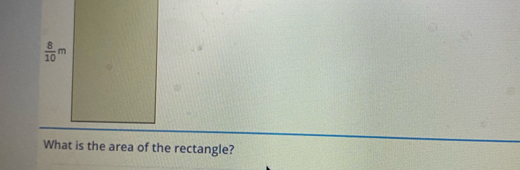 What is the area of the rectangle?