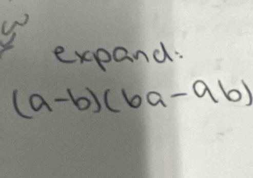 expand:
(a-b)(6a-9b)