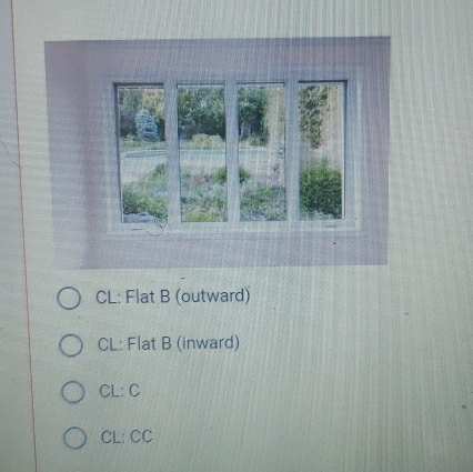 CL: Flat B (outward)
CL: Flat B (inward)
CL: C
CL: CC